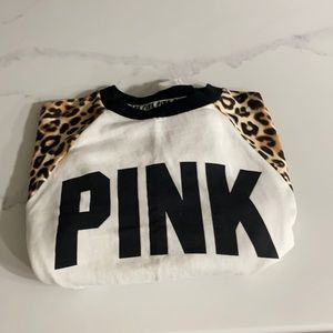 PINK oversized crewneck